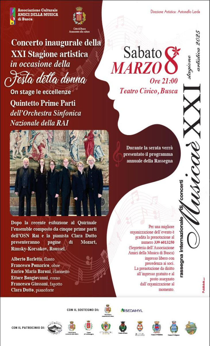 Programma del concerto